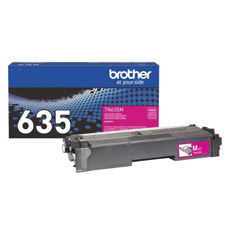 Brother Genuine TN635M Standard Yield Magenta Toner Cartridge