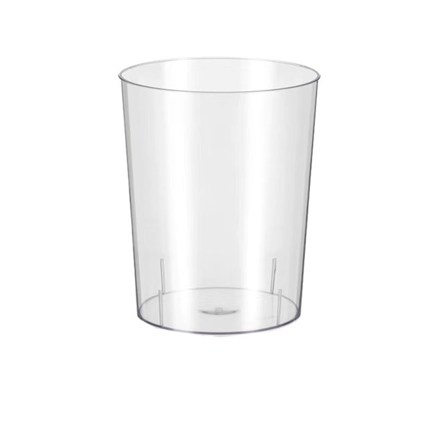 fastboy ABS Modern Bathroom Bin And Toilet Brush Set For Look Small Bathroom Bin With Lid Plastic Bathroom Bin Transparent Large [R 1