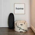 thumbnail image 3 of Creative Co-Op Decorative Hand-Woven Rattan Tray with Handles, Black, 3 of 7
