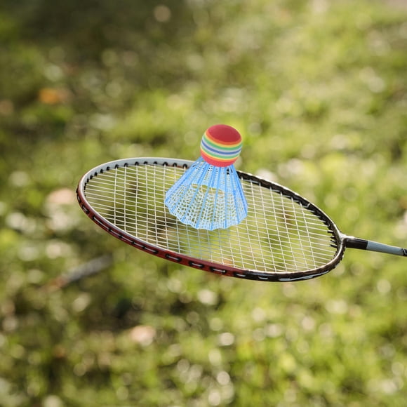 Raindrops 12 Pcs Volants Colorés Portables Multi-Usages pour Badminton Sports Intérieurs et Extérieurs