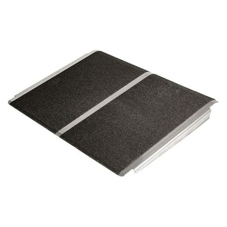 4" High, 32" Wide Solid Aluminum Mobility Threshold Ramp for Wheelchairs, Scooters, and Power Chairs