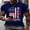 Deep Blue, variant on 250th Anniversary Shirts for Men American Flag T-Shirt 4th of July Shirt 250 Years Birthday Patriotic Tops