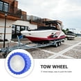 thumbnail image 3 of SOPOTUTU Boat Trailer Roller Blue PVC Sturdy Durable Smooth Rolling Guide Wheel, 3 of 6