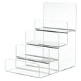 thumbnail image 1 of Miangastore Clear Acrylic Multi-Tier Display Stand Acrylic Riser Display Shelf Acrylic Wallet Display Organizer, 1 of 8