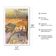 thumbnail image 2 of Peru - Arequipa Village South America - El Misti Volcano (Putina) - Vintage Travel Poster by F. C. Hannon c.1950s - Master Art Print (Unframed) 12in x 18in, 2 of 4