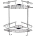 thumbnail image 1 of Estante de esquina de baño de aluminio sin perforaciones Gel de ducha Organizador de champú Soporte Estantes de almacenamiento de cosméticos Yuarrent JJ25187-02B, 1 of 6