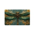 thumbnail image 6 of JML Doormat, Quick-Dry Microfiber Fabric & Non-Slip Rubber Backing Door Mat - Super Absorbent, Floor Mat for Bathroom/Kitchen, (16"x24") - Ideal Housewarming Gift, Dragonfly, 6 of 7