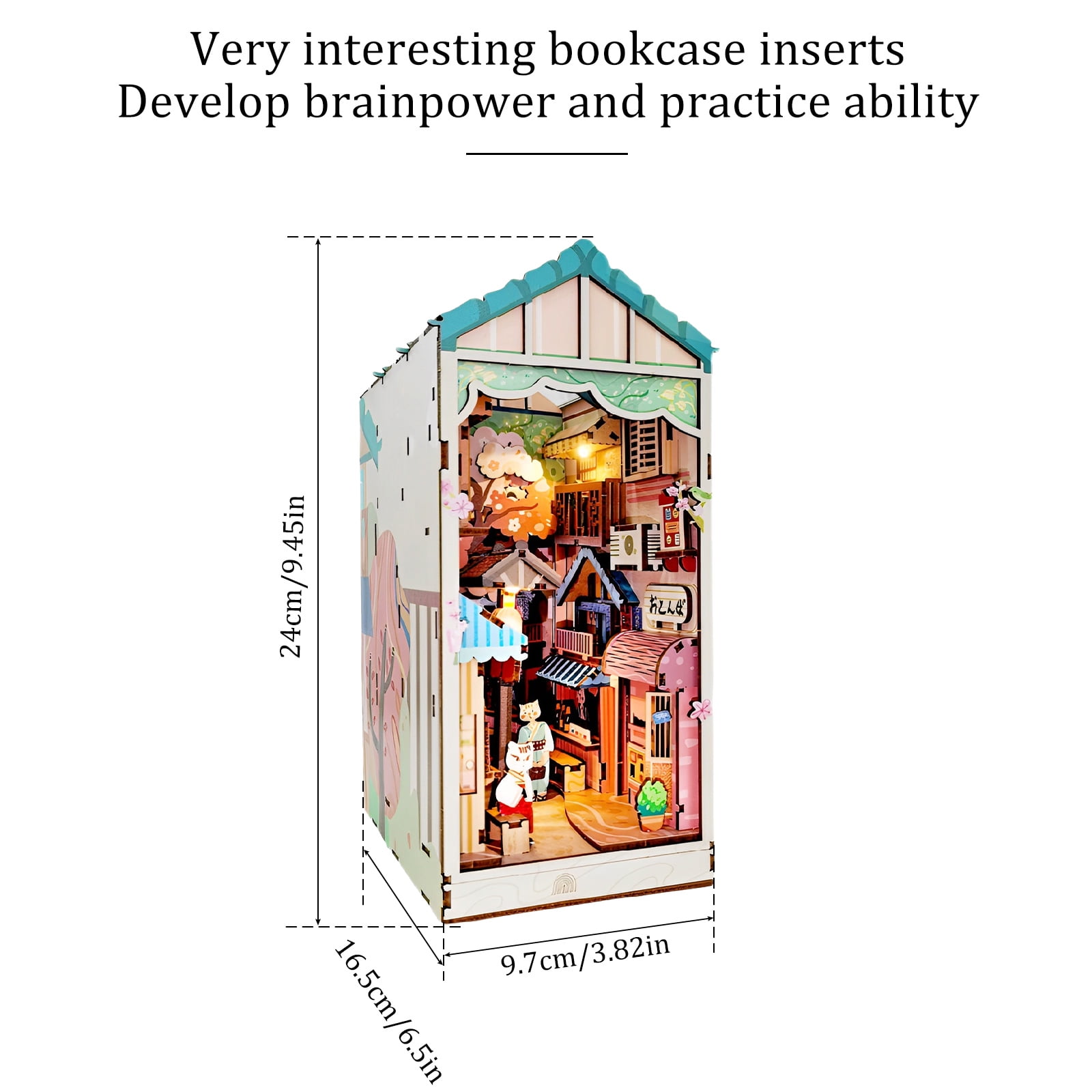 Elf Library Book Nook Miniature Dollhouse - CraftDIYKit