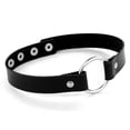 thumbnail image 5 of HOOUN Accessories European Rock Punk Street Club Leather Round Neck Band#-Dark Coffee-, 5 of 8