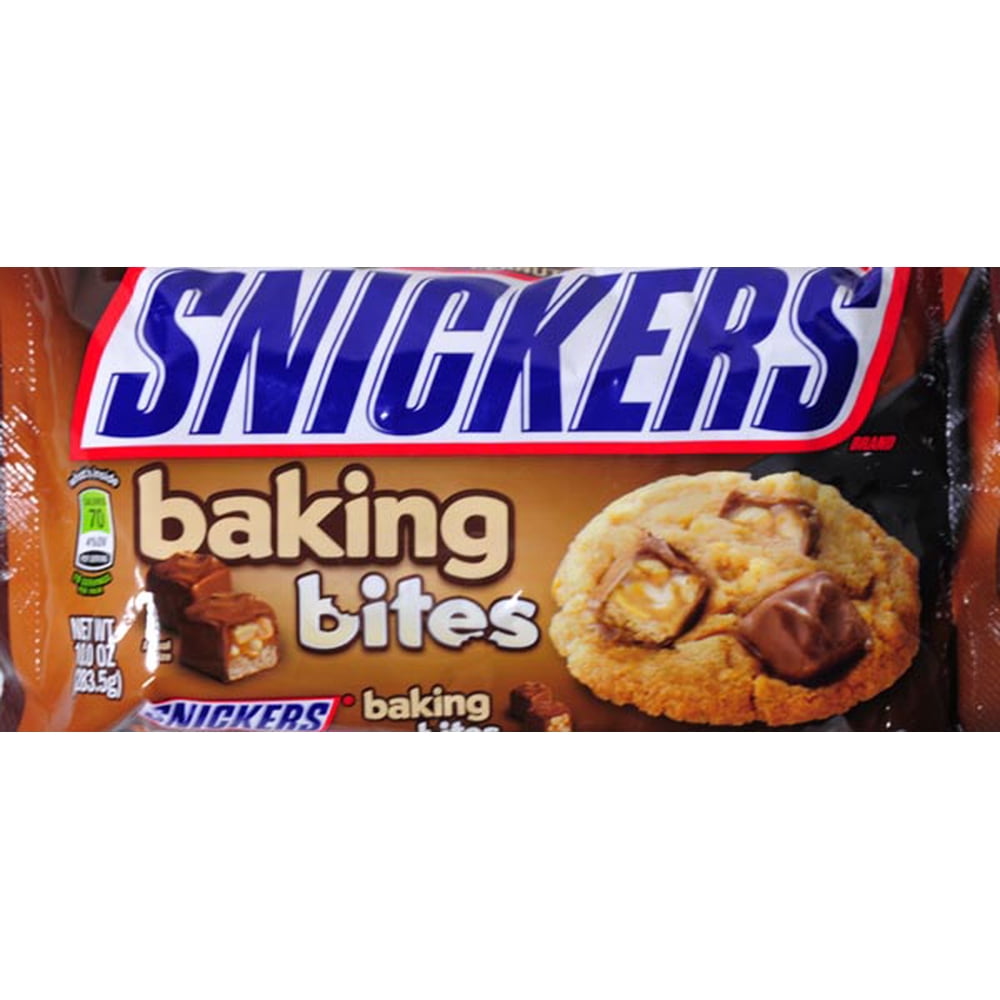 Snickers, Milk Chocolate Baking Bites, 10 Oz - Walmart.com - Walmart.com