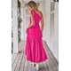 thumbnail image 3 of Vestido Maxi con Volantes y Un Hombro PRETTYGARDEN para Verano XL, 3 of 7