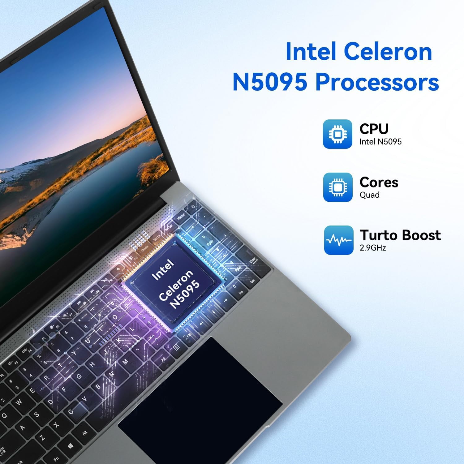 X105【特価】15.6HD/Celeron/8GB/SSD256GB/DVD 15.6 inch Notebook, Intel Celeron Quad-Core, 8GB RAM, 256GB ROM