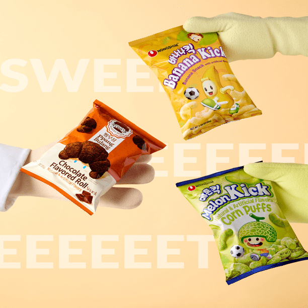 Baa Kick Snack 1.58 oz - Puffed snacks for grocery retail