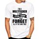 thumbnail image 1 of Camiseta de verano para hombre con cuello redondo, informal, holgada, con estampado "I'M A Multitasker" y la frase "Escucha, ignora, olvida"., 1 of 6