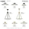 thumbnail image 6 of Livex Lighting - Newburgh - 3 Light Semi-Flush Mount In Transitional Style-8, 6 of 9