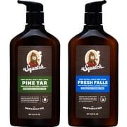 Dr. Squatch Men's Natural BDF6Lotion Non-Greasy Men's Lotion - 24-hour moisturization hand and body lotion - Made with Shea Butter, Coconut Oil, and Vitamin E - Pine Tar and Fresh Falls (2 Pack)