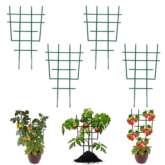 XIBUFE Plant Trellis Garden Trellis, Plant Trellis for Climbing Plants Outdoor, Plant Supports for Indoor Plants, Plant Trellis Garden Trellis for Pots, Vines, Vegetables, Garden, Yard & Patio