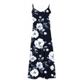 thumbnail image 5 of Staron Robes d'Été pour Femmes en Liquidation à Moins de 10 $ Sans Manches Col en V Boho Été Floral Ample Tendance Décontractée Robe de Plage à Bretelles Spaghetti, 5 of 5