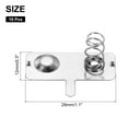 thumbnail image 2 of 10 Pcs Battery Metal Spring Contact Plate 28mm x 12mm Positive Negative Bipolar Conversion Nickeling Plate, 2 of 6