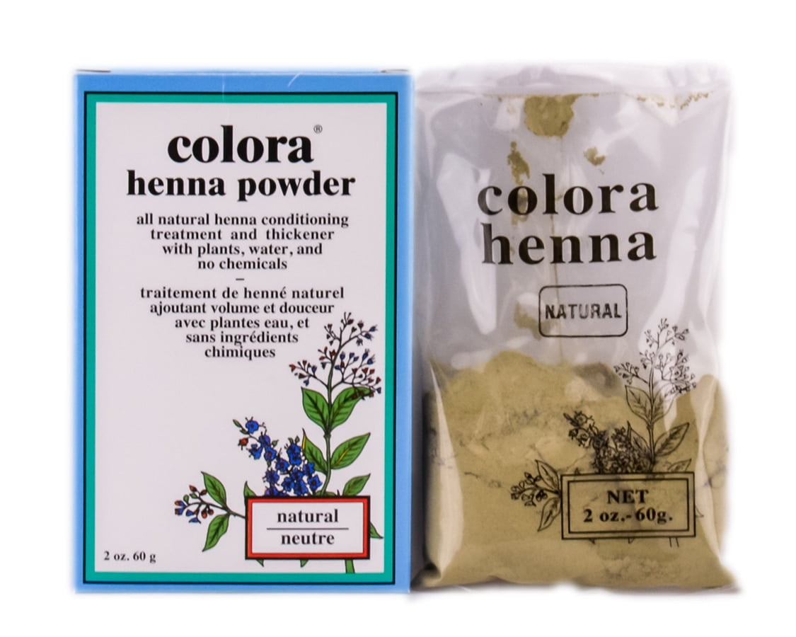 Colora Henna Powder Hair Color Natural, 2 oz