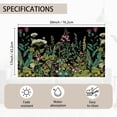 thumbnail image 3 of Weeds Entrance Door Mat,Herbs and Wild Flowers Spring Decor Welcome Doormat,Non-Slip Carpet Rugs Floor Mat Decorative for Home/Bathroom/Kitchen/Indoor 17"x30", 3 of 6