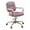 Pink, variant on 93172 - Office Chair, Vintage White Top Grain Leather - Siecross