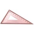thumbnail image 4 of Zehuanyu Drafting Triangle Ruler Drafting Triangle Ruler  Metal Measure Ruler Drafting Triangle for Student, 4 of 8