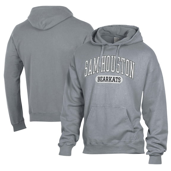 Men's Comfort Wash  Gray Sam Houston State Bearkats Lightweight Fleece Pullover Hoodie