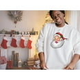 thumbnail image 6 of Women's Santa Claus Face Sweatshirt, 6 of 8