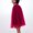 Red, variant on Women Tutu Skirt Plus Size Mesh Tulle Pleated Princess Mesh Bubble Carnival Petticoat Skirt