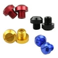 2Pcs Motorcycle M8 Rear View Hole Plugs Screws Rearview Holder Anti ...