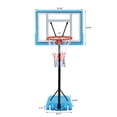thumbnail image 5 of Topcobe Indoor Basketball Hoop Outdoor Toys Outside Backyard Games Mini Hoop Basketball Hoop, Kids Basketball Hoop Stand Adjustable Height for Boys Girls Toddlers, Blue, 5 of 9