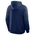 thumbnail image 3 of Men's Fanatics Navy Notre Dame Fighting Irish Quad Defender-Pullover Hoodie, 3 of 3