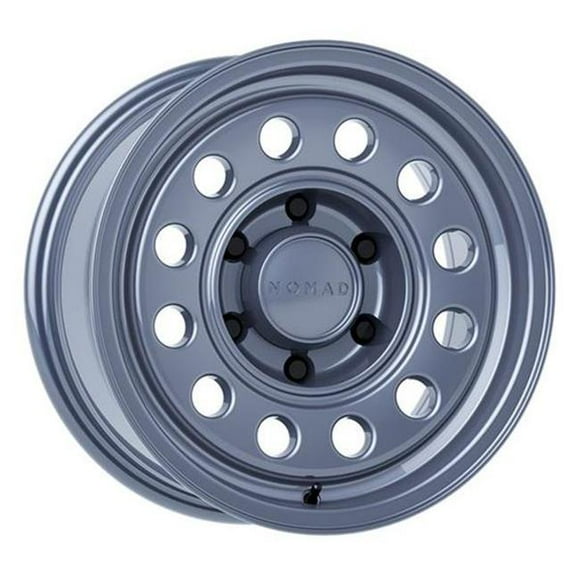 Nomad N501UG-78560-10 17 x 8.5 in. 6 x 139.7 mm Bolt Pattern&#44; -10 mm Offset & 106.1 mm Bore N501UG Convoy Gloss Gray Wheel