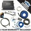 kicker 43cxa3001 car audio sub amp cxa300.1 & 8 ga amplifier accessory kit - 3 year warranty!