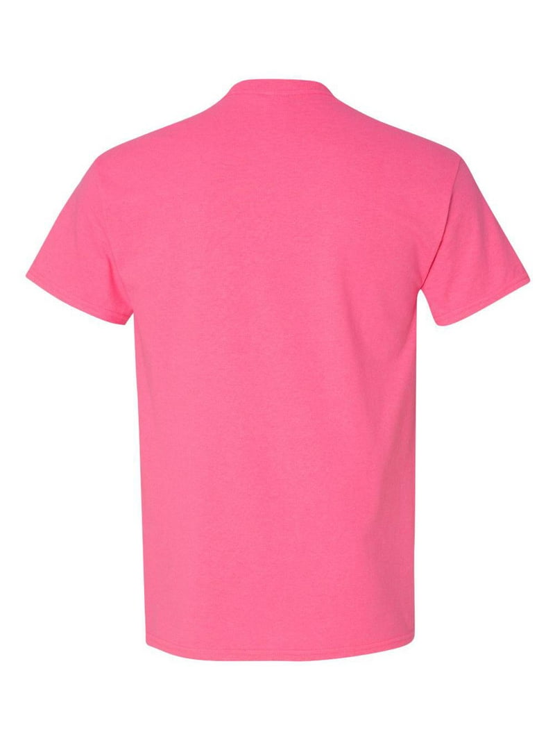 Gildan Heavy Cotton 2XL T-Shirt - Safety Pink, 5000 Series