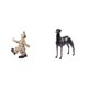 thumbnail image 1 of Figuras de payasos,Estatua de payaso,escultura,adorno de mesa,Estatua de perro de resina,Estatua de perro galgo de resina,figura de animal para estante,Escultura coleccionable,adorno de, 1 of 8