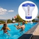 thumbnail image 2 of Difusor flotante para piscina, difusor de cloro flotante con termómetro de flujo ajustable y tapa de bloqueo para todo tipo de piscinas, spas, acuarios y estanques de peces (2 PA), 2 of 5