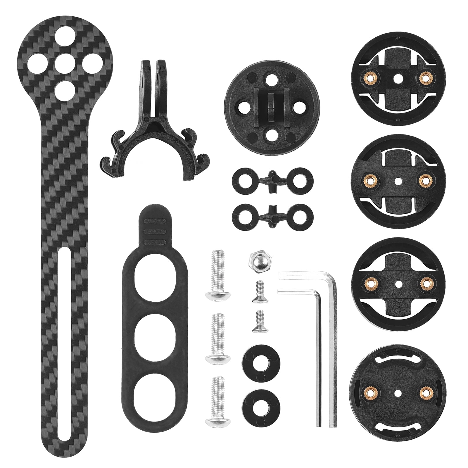 Support Ordinateur Vélo Noir En Nylon - Base Fixe De Remplacement Pour Garmin, Bryton | Compact Et Léger (29x33 Mm)