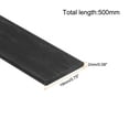 thumbnail image 2 of Uxcell 2 Pcs Carbon Fiber Strip 2x19mm 500mm Length Pultruded Flat Carbon Fiber Bars Kites, RC Airplane, 2 of 4