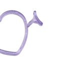thumbnail image 1 of Sello De Moldes De Sellos Moldes de sellos para decoración de sellos, moldes para anillos para invitaciones (corazón morado de 3 cm) Ndcxsfigh Libre de BPA, 1 of 7