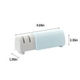 thumbnail image 3 of PEONAVET Knife Sharpener Telescopic Knife Sharpener, -Stage Non-Slip Kitchen Tool Manual Knives Sharpening For Kitchen, 3 of 6