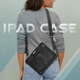 thumbnail image 4 of navor Case Compatible with iPad Pro 12.9 2021 5th Gen./2020 4th Gen./2018 3rd Gen. with Built-in Screen Protector/Pencil Holder, Rugged Heavy Duty Shockproof Rotatable Stand Shoulder/Hand Strap, 4 of 8