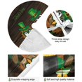 thumbnail image 2 of FMSHPON Clover Gold Pot Xmas Christmas Tree Skirt Stand Mat for Holiday Party Decoration Indoor Outdoor 36 inches, 2 of 6