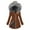 Brown, variant on Letter Printed Hooded Cotton Padded Coat for Women Fleece Lined Long Sleeve Warm Jacket Zip Up Black