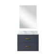 thumbnail image 3 of Castor 24 in W Blue Single Bath Vanity Acrylic Top and 18 in Mirror, 3 of 10