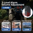 thumbnail image 4 of Wiher Bike Alarms, Loud 135dB Alarms for Ebikes, Wireless Bike Alarm with Remote, Anti-Theft Bicycle Motorcycle Alarm Wireless Security Sensor Alarms, 4 of 10