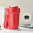 thumbnail image 6 of 316 Stainless Steel Smart Insulated Coffee Mug with LED Temperature Display | Double Leak-Proof Lid | Vacuum Thermal Travel Tumbler | Portable Lightweight | 16x10cm | 1 Piece | White Black Green Red, 6 of 6