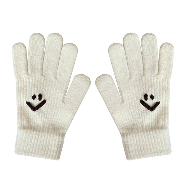 Paire De Gants De Trottinette Doublés Fourrure Pour Enfants - Hiver, Antidérapants - Motifs Ludiques, 3-8 Ans