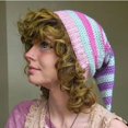 thumbnail image 3 of Sombrero de parodia para mujer, disfraz de Navidad, gorro de Papá Noel con pompón, sombreros de cola larga de Navidad, sombrero de punto Vintage de moda, 3 of 4